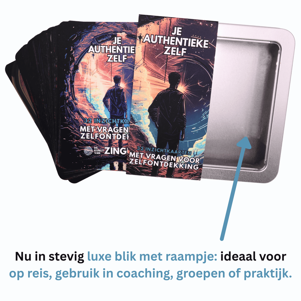 Je authentieke zelf - Luxe uitgave - 32 Inzichtkaarten voor zelfontdekking