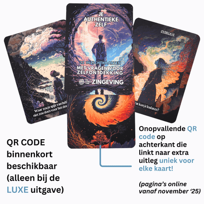 Je authentieke zelf - Luxe uitgave - 32 Inzichtkaarten voor zelfontdekking