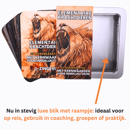 Elementaire krachtdieren - Luxe uitgave - 32 Krachtdierkaarten als gidsen voor innerlijke groei